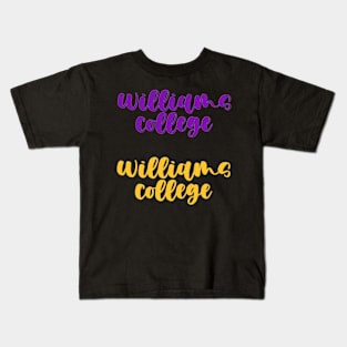 williams college duo print Kids T-Shirt